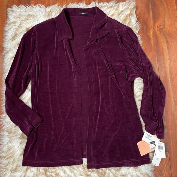 Nordstrom Vikki Vi Jersey swing cardigan - Picture 3 of 7